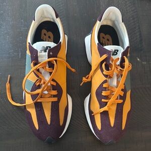 New Balance Men's Orange and Purple Sneakers